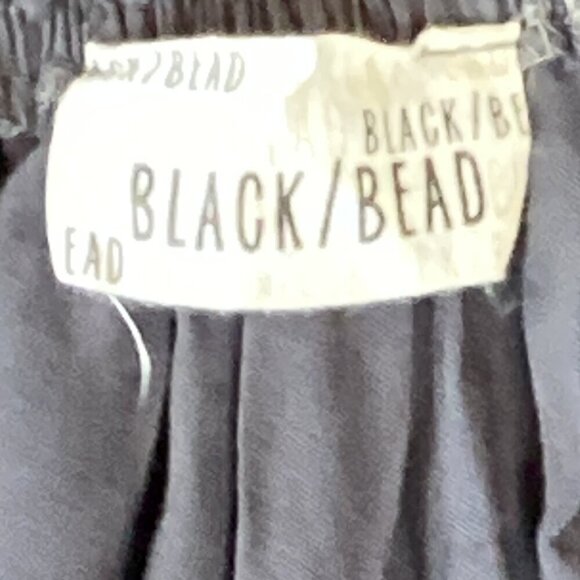 BLACK BEAD Tie Dye Off Shoulder BOHO Bell Sleeve Tunic Top/Mini Sz S #312L - Picture 6 of 7